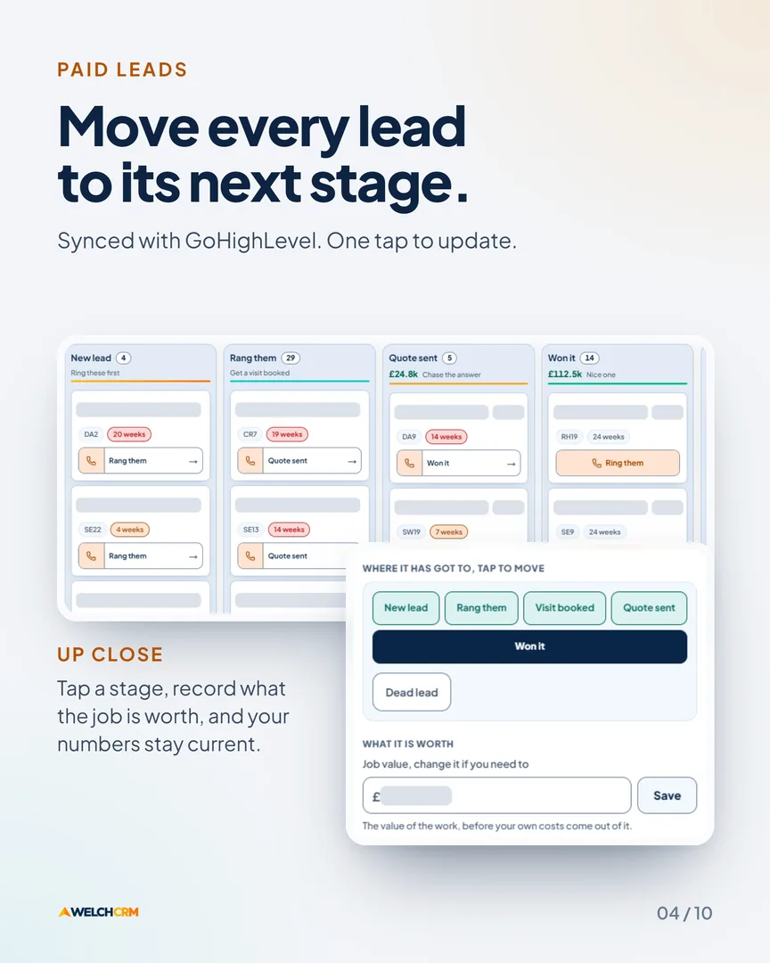 Move every lead to its next stage