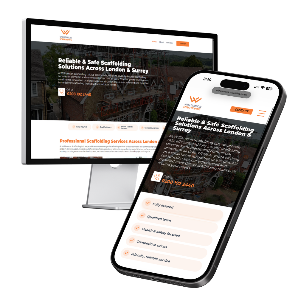 Williamson Scaffolding — Website by Welch Marketing